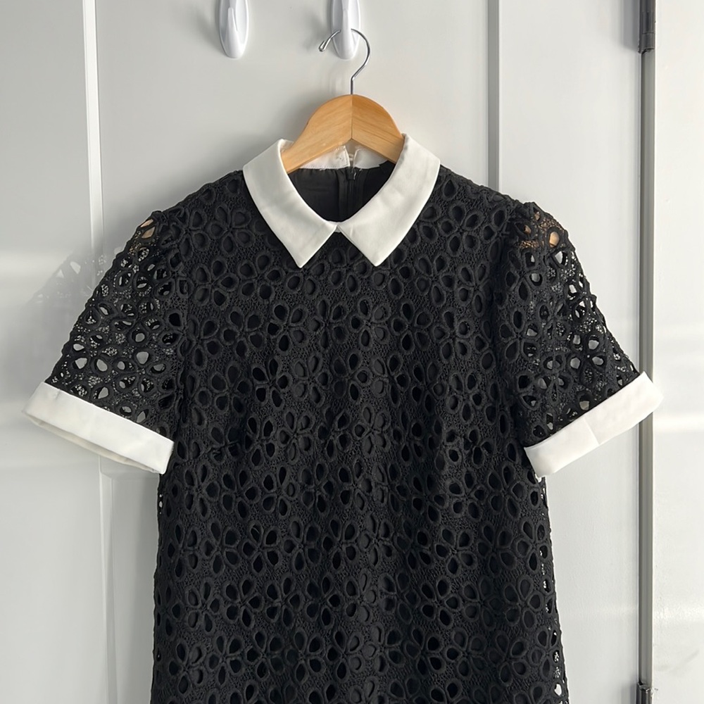 Aqua by Bloomingdale’s eyelet collared dress